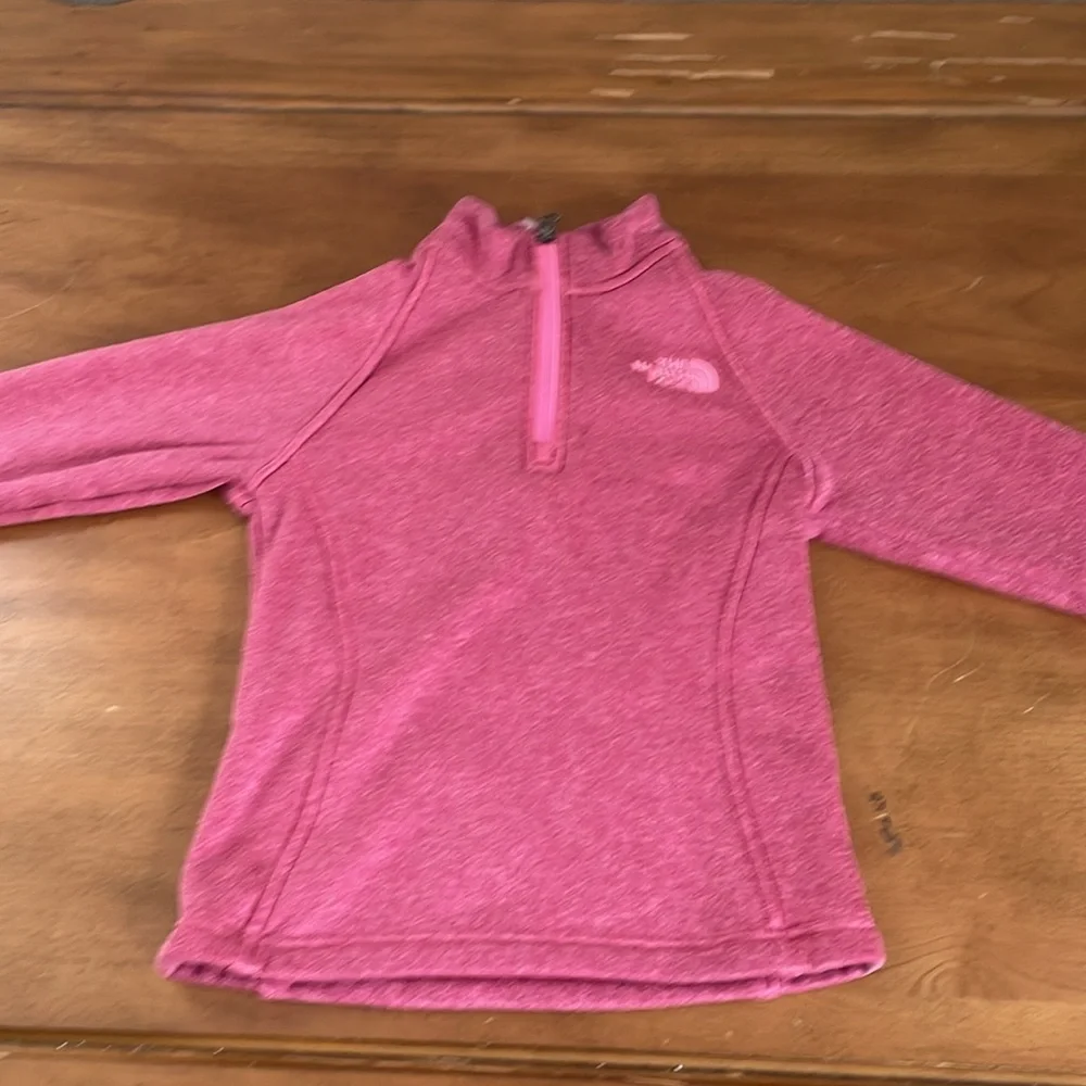 The North Face Kids Pink Fleece Pullover Size XS